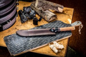 Teaca piele Butcher Knife, FORGED