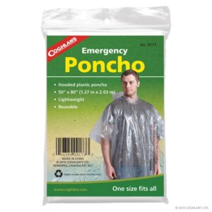 Poncho transparent pentru ploaie Coghlans - C9173
