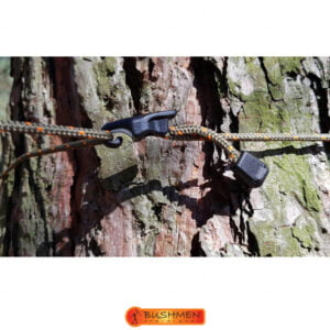 Set cordeline de tensionare ultralight Bushmen Black - 5902194521086