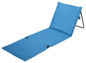 Sezlong pentru plaja pliabil Korfu Albastru Cattara 160 x 55 cm - TT13515
