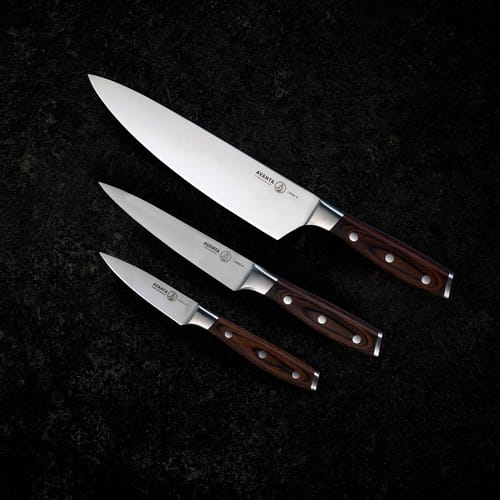 SET 3 CUȚITE AVANTA PAKKAWOOD, MESSERMEISTER