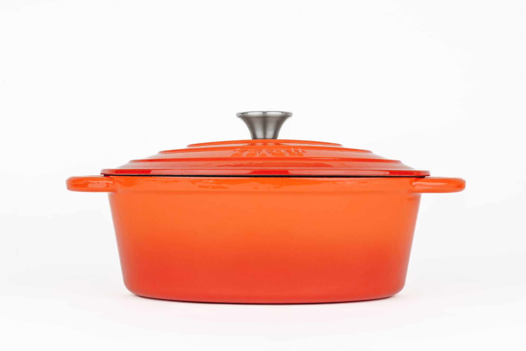 OALĂ FONTĂ EMAILATĂ 3.85 LITRI, OVALĂ, ORANGE, LÄTT HOME - imagine 7