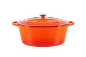 OALĂ FONTĂ EMAILATĂ 3.85 LITRI, OVALĂ, ORANGE, LÄTT HOME