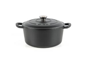 OALĂ FONTĂ EMAILATĂ 4.8 LITRI, ROTUNDĂ, NEGRU, LÄTT HOME