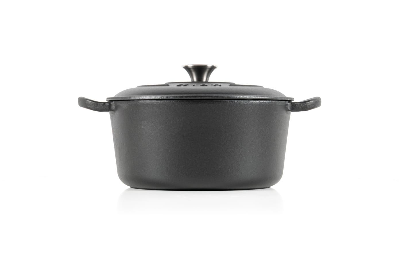 OALĂ FONTĂ EMAILATĂ 4.8 LITRI, ROTUNDĂ, NEGRU, LÄTT HOME - imagine 2