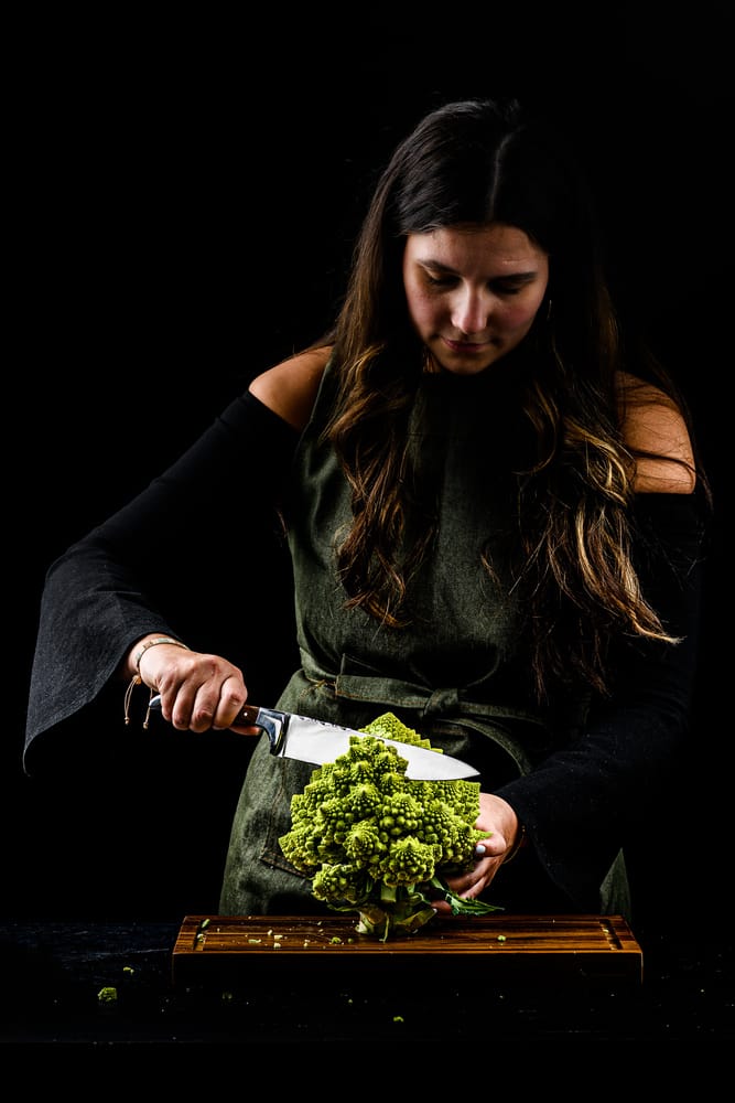 CUȚIT CHEF LUXURY LINE OLIVE - imagine 4