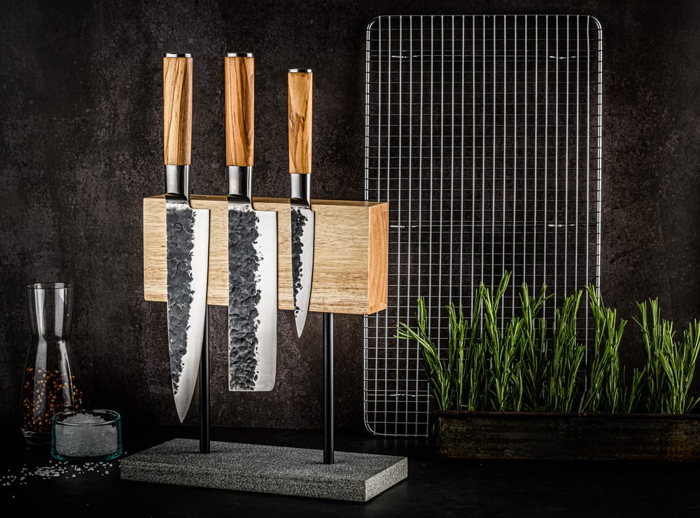 FORGED KNIFE SET OLIVE - imagine 5