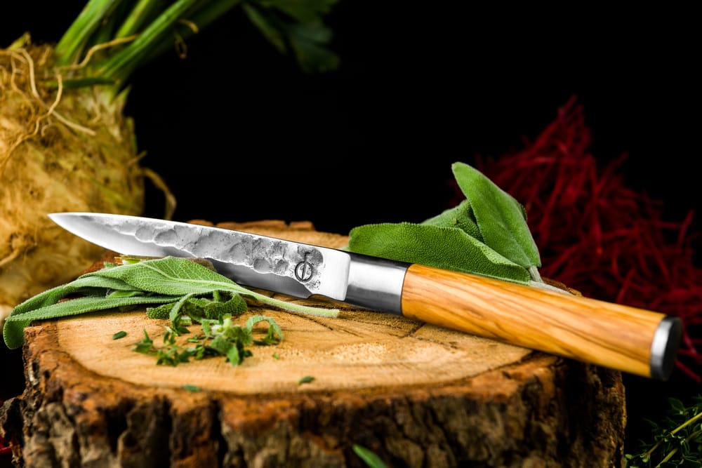 FORGED UTILITY KNIFE OLIVE - imagine 3
