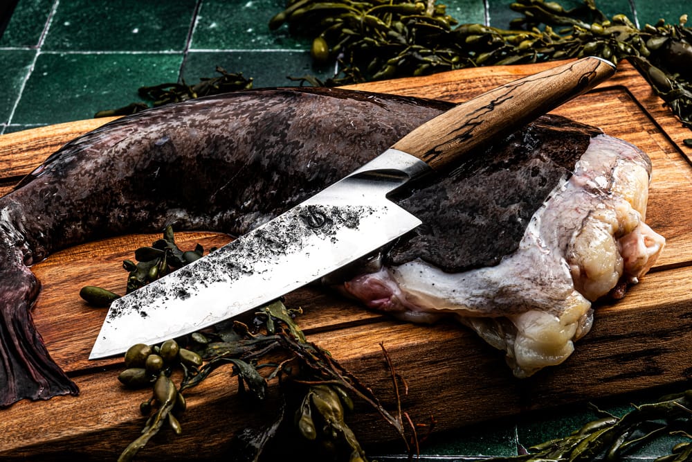 FORGED KATAI SANTOKU KNIFE (18 CM) - imagine 4