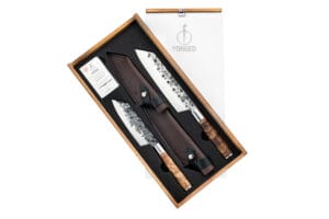FORGED BUNKA VG10, SET 2 CUTITE CU TEACA