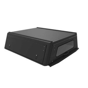 Alu-Cab Canopy Explorer Nissan Navara NP300 2016+ D/CAB Negru - suprafață netedă