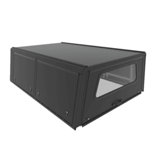 Alu-Cab Canopy Explorer Toyota Land Cruiser 79 1984+ S/CAB Negru - suprafață netedă
