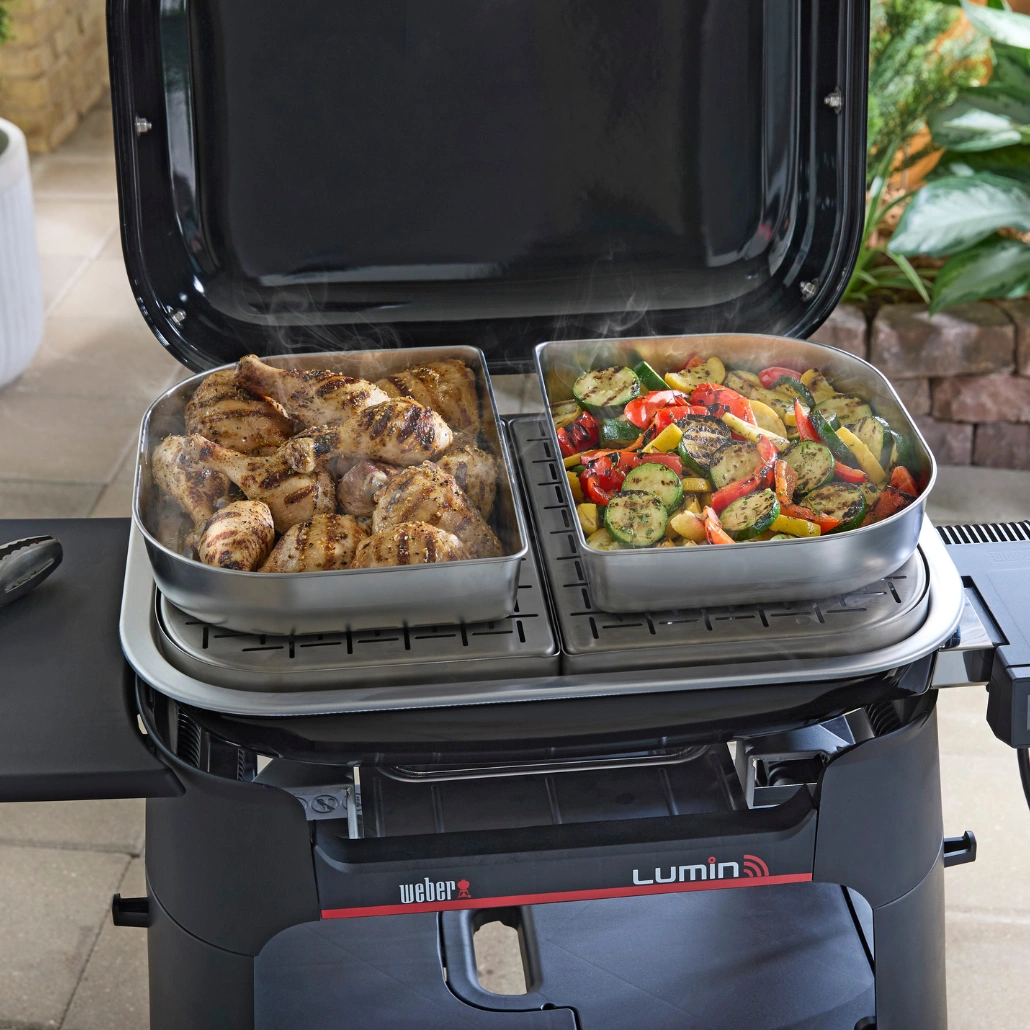 Gratar Electric Lumin Weber cu stand - imagine 6