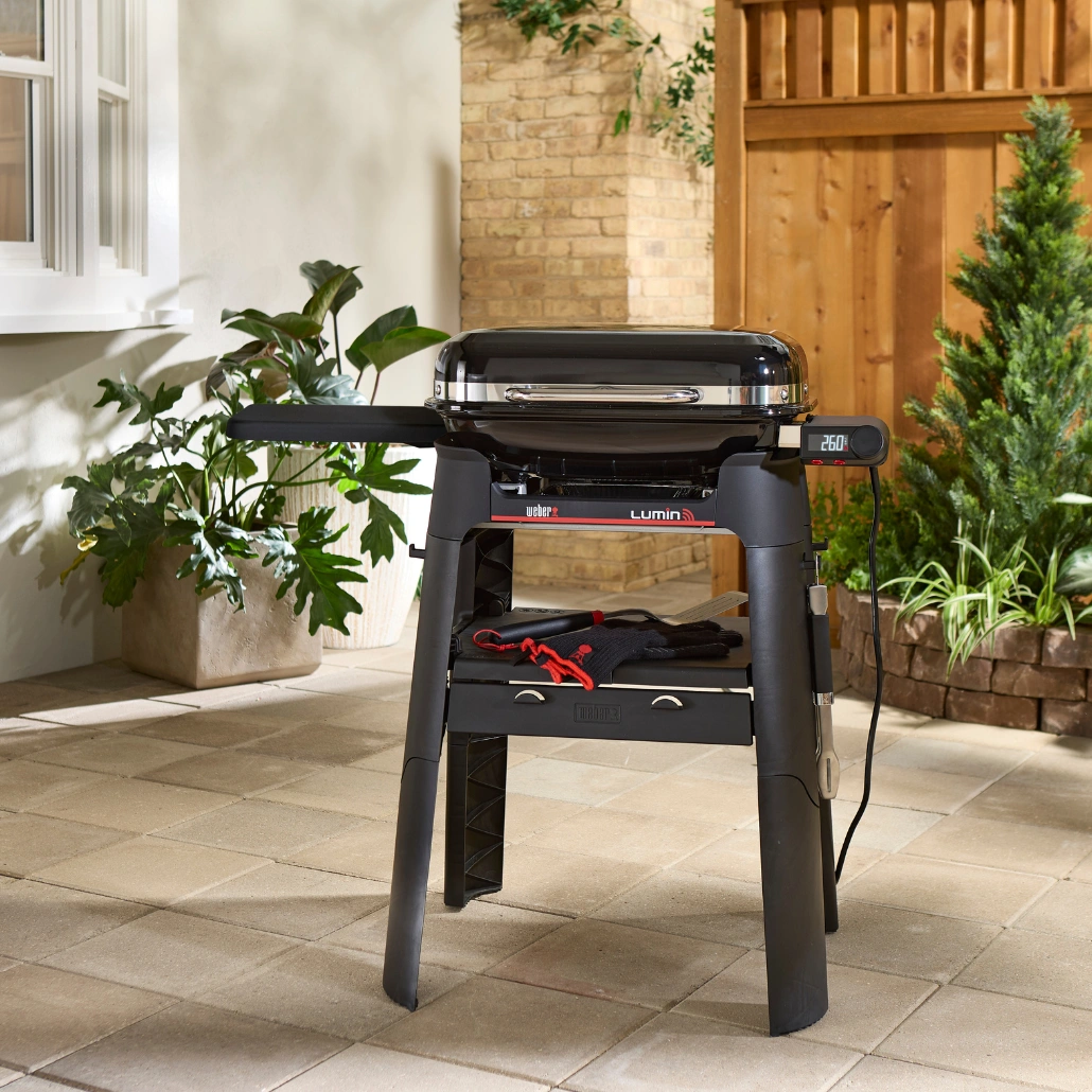 Gratar Electric Lumin Weber cu stand - imagine 5