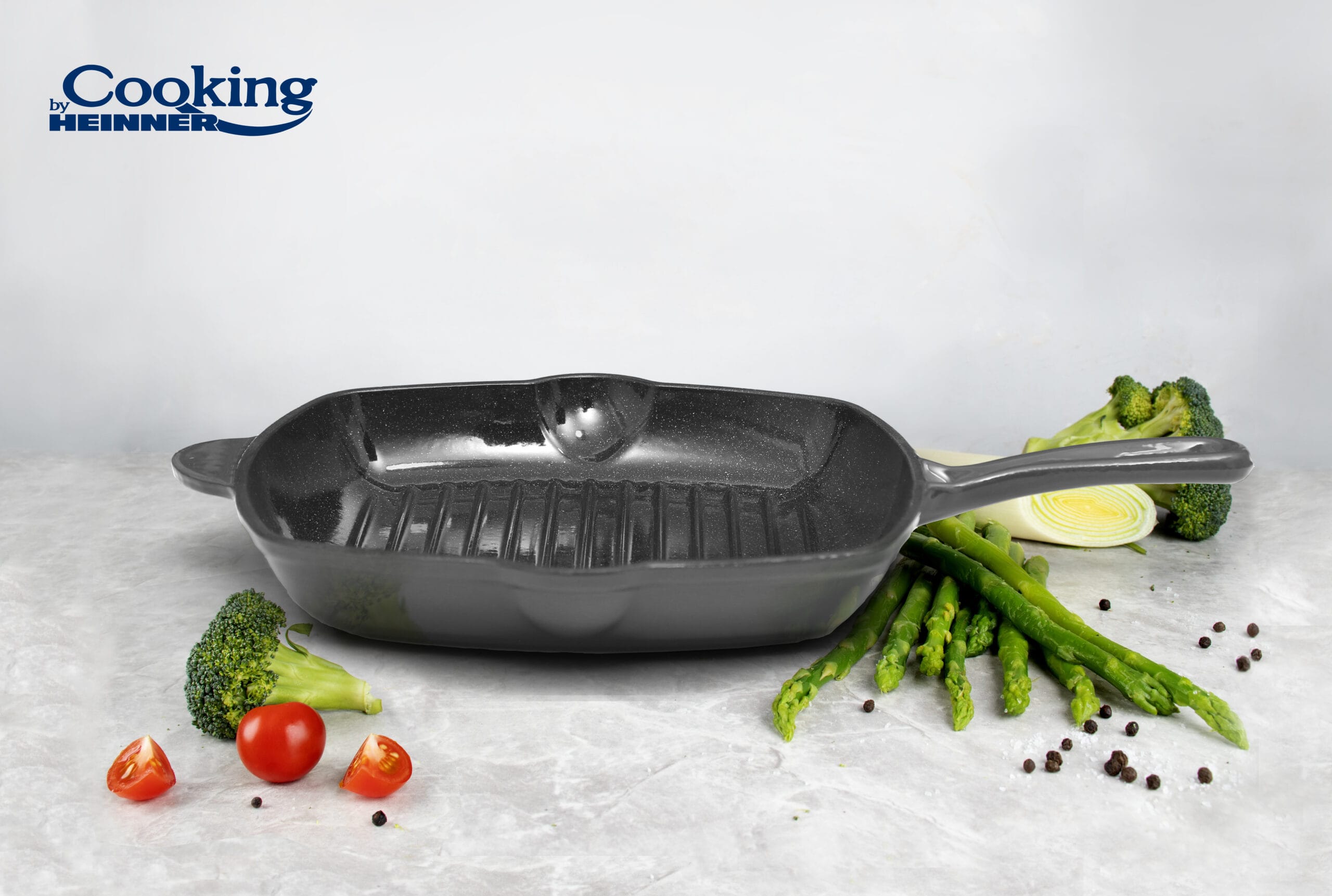 TIGAIE GRI TIP GRILL FONTA EMAILATA 26.5 x 4.5 CM, HEINNER - imagine 4