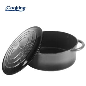OALA GRI FONTA EMAILATA, 33 x 26.5 x 11.5 CM, 6L, HEINNER