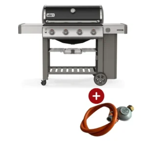 Gratar pe gaz Genesis II E-410 Negru + Regulator