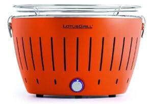 Gratar carbuni LOTUS GRILL Classic G340 Portocaliu, Portabil, Suprafata gatit 32 cm