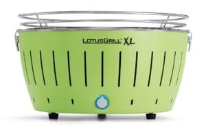 Gratar carbuni LOTUS GRILL XL G435 Verde Lime, Portabil, Suprafata gatit 40 cm