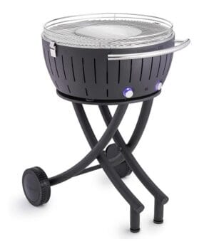 Gratar carbuni LOTUS GRILL XXL G600 Gri Antracit, cu 2 Ventilatoare, Suprafata gatit 57,6 cm