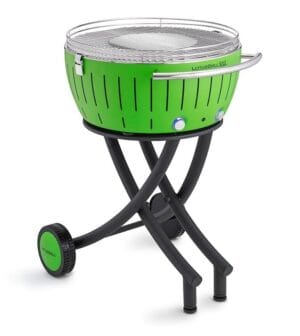 Gratar carbuni LOTUS GRILL XXL G600 Verde Lime, cu 2 Ventilatoare, Suprafata gatit 57,6 cm