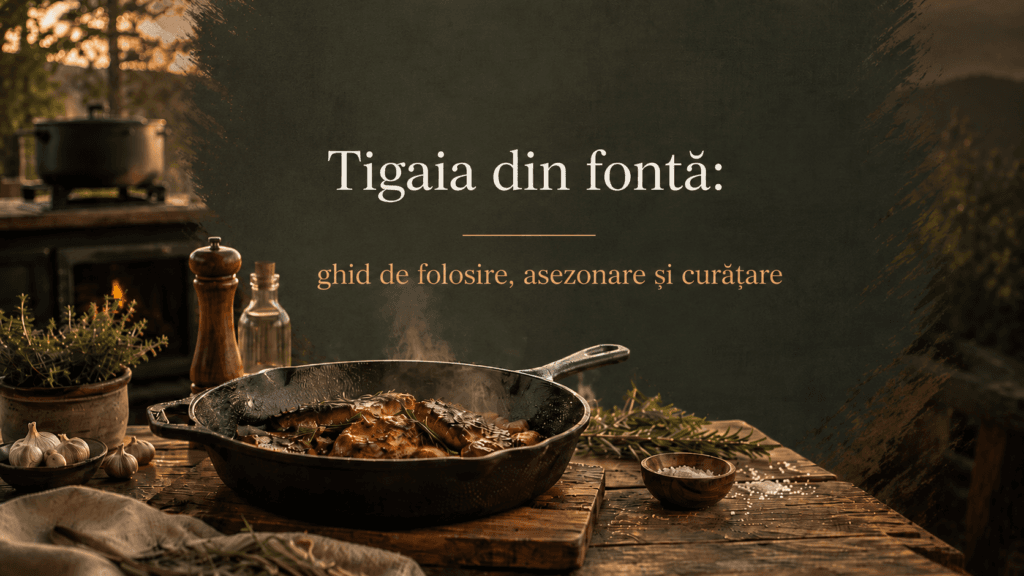 Tigaia din fontă - ghid de folosire, asezonare și curățare