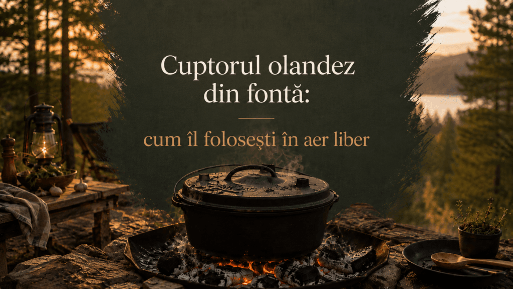 Cuptorul olandez din fontă - cum îl folosești în aer liber