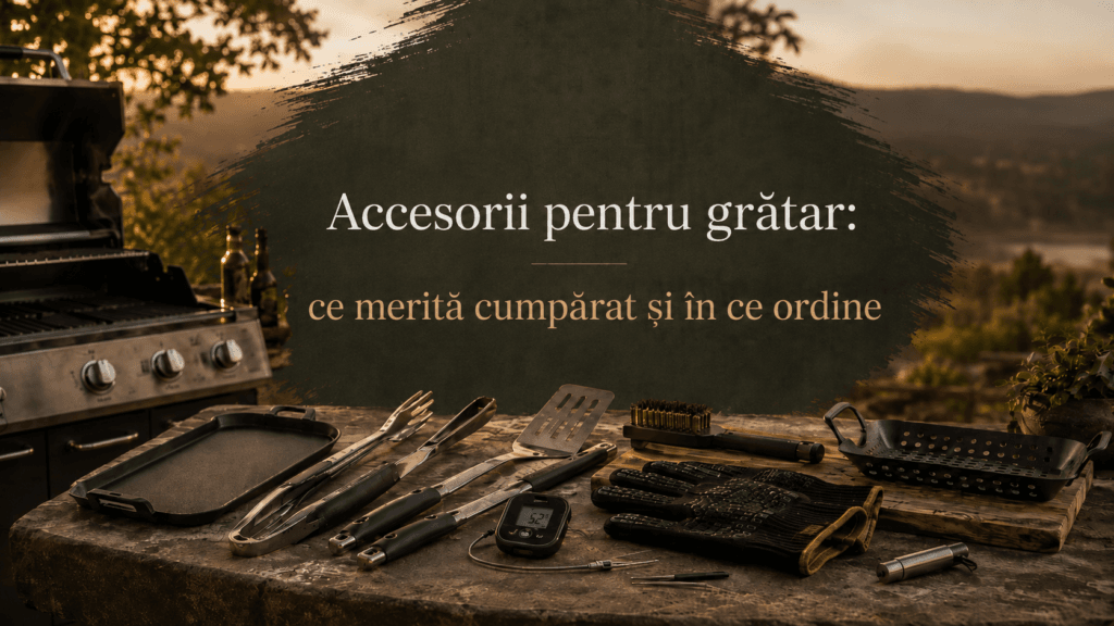 Accesorii pentru grătar - ce merită cumpărat și în ce ordine
