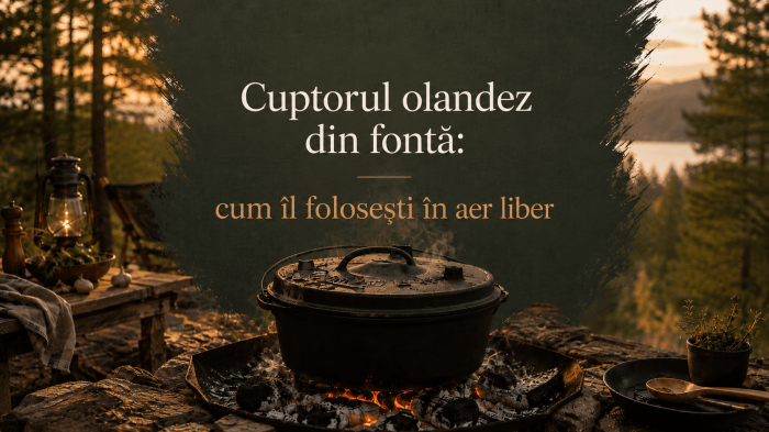 Cuptorul olandez din fontă - cum îl folosești în aer liber